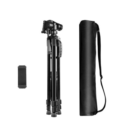 Treppiede Puluz PU3096B con testa 3D 360° e phone holder