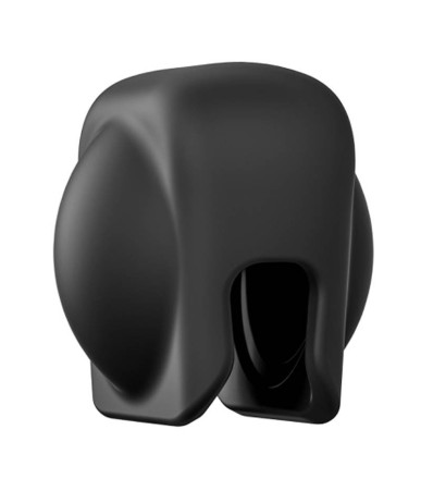 Cover protettiva in silicone per obiettivo Puluz per Insta360 X3 (Nero)