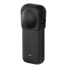 Cover protettiva in silicone per obiettivo Puluz per Insta360 X3 (Nero)