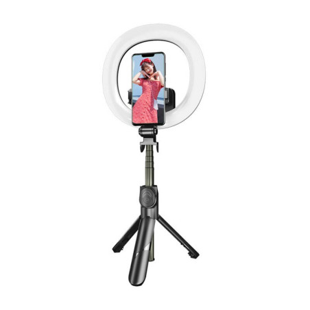 Selfie stick / tripod Puluz con ring light LED