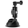 TELESIN Supporto a Ventosa Universale con Supporto per Telefono e Montaggio Action Camera TE-SUC-012