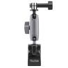 TELESIN Supporto Morsetto Manubrio Alluminio per Action Cam