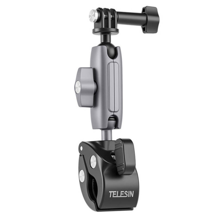 TELESIN Supporto Morsetto Manubrio Alluminio per Action Cam TELESIN Supporto Morsetto Manubrio Alluminio per Action Cam