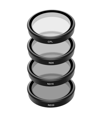 Set 4 Filtri TELESIN CPL/ND8/ND16/ND32 per DJI Osmo Action 3 / 4 / 5