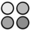 Set 4 Filtri TELESIN CPL/ND8/ND16/ND32 per DJI Osmo Action 3 / 4 / 5