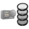 Set 4 Filtri TELESIN CPL/ND8/ND16/ND32 per DJI Osmo Action 3 / 4 / 5