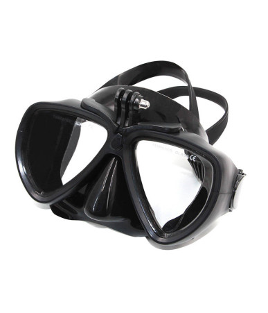 Maschera Subacquea Telesin GP-DIV-GS2-BK con Supporto Staccabile per Action Cam