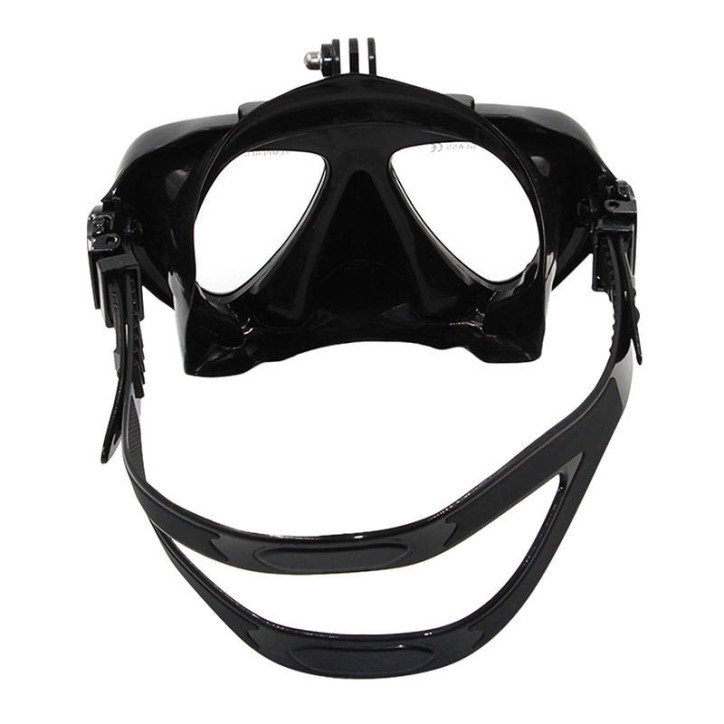Maschera Subacquea Telesin GP-DIV-GS2-BK con Supporto Staccabile per Action Cam