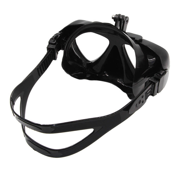 Maschera Subacquea Telesin GP-DIV-GS2-BK con Supporto Staccabile per Action Cam