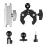 PULUZ supporto moto per action camera (DJI, GoPro, Insta360) (Nero)