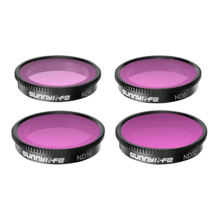 Set filtri ND4, ND8, ND16, ND32 Sunnylife per Insta360 GO 3/2