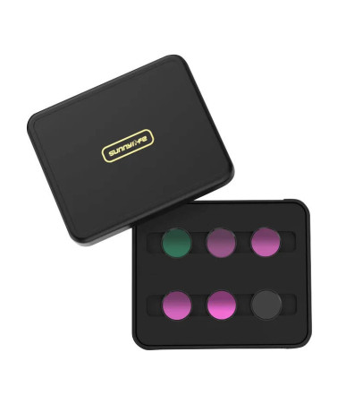 Set of 6 filters MCUV+CPL+ND4+ND8+ND16+ND32 Sunnylife for Insta360 GO 3/2
