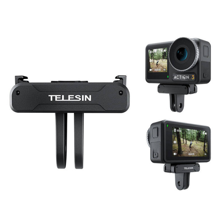 Adattatore magnetico a due griffe per DJI Action 4/3 Camera Adattatore magnetico a due griffe per DJI Action 4/3 Camera