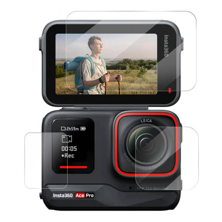 TELESIN Vetro temperato per Insta360 Ace Pro / Ace camera
