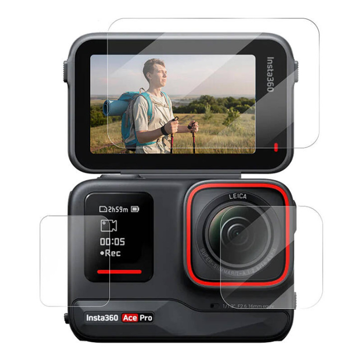 TELESIN Vetro temperato per Insta360 Ace Pro / Ace camera