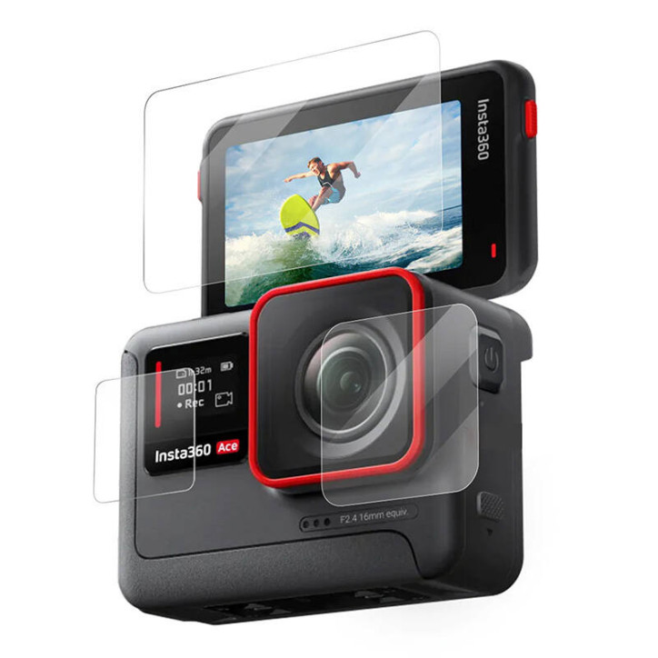 TELESIN Vetro temperato per Insta360 Ace Pro / Ace camera