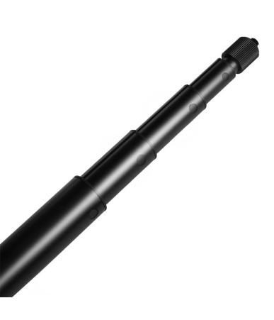 PULUZ Selfie Stick Metallo 2m per Insta360 One RS/X2/X3/X4 Nero