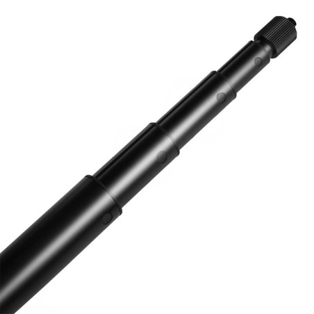PULUZ Selfie Stick Metallo 2m per Insta360 One RS/X2/X3/X4 Nero