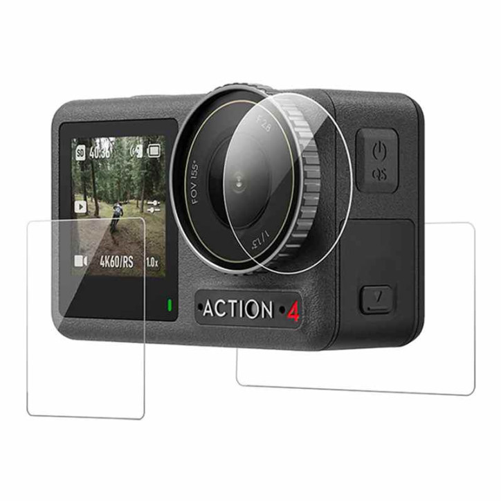 Pellicola protettiva TELESIN per DJI Osmo Action 4/3 Pellicola protettiva TELESIN per DJI Osmo Action 4/3