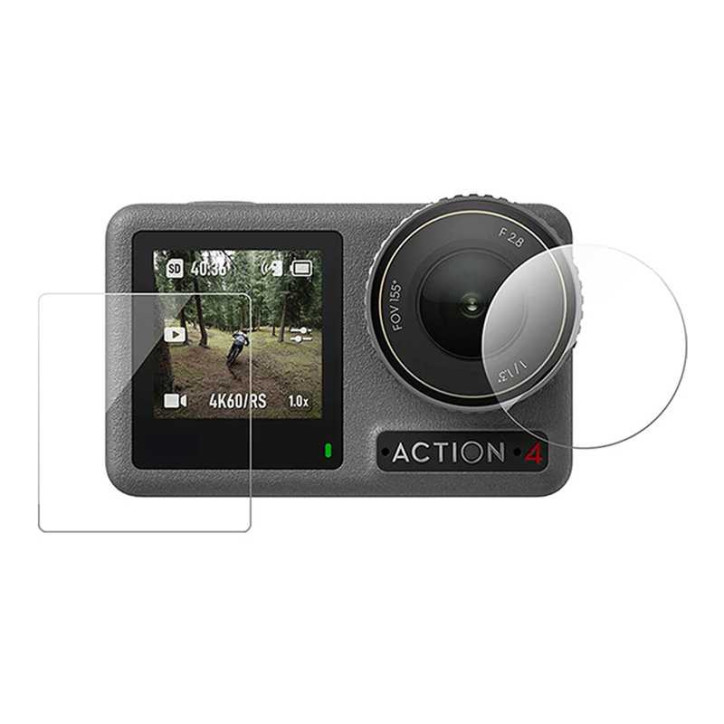 Pellicola protettiva TELESIN per DJI Osmo Action 4/3 Pellicola protettiva TELESIN per DJI Osmo Action 4/3