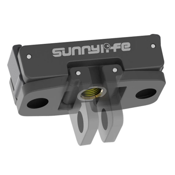 Sunnylife Adattatore a sgancio rapido magnetico 1/4" per DJI Action 2/3/4