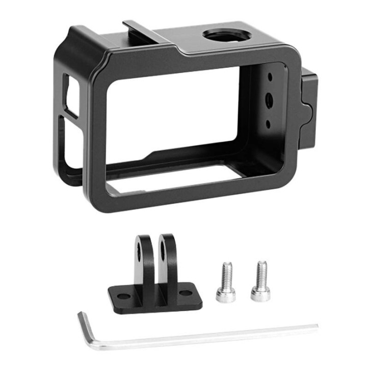 PULUZ Cage in Metallo con Slitta Fredda per DJI Osmo Action 4/3 PULUZ Cage in Metallo con Slitta Fredda per DJI Osmo Action 4/3