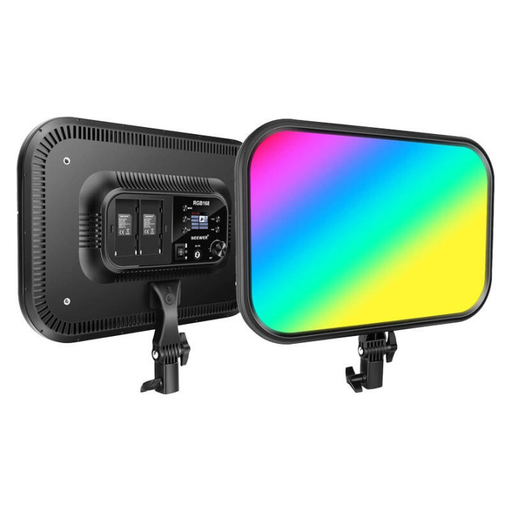 Neewer RGB168 Lampada LED RGBWW 60W 2500-8500K