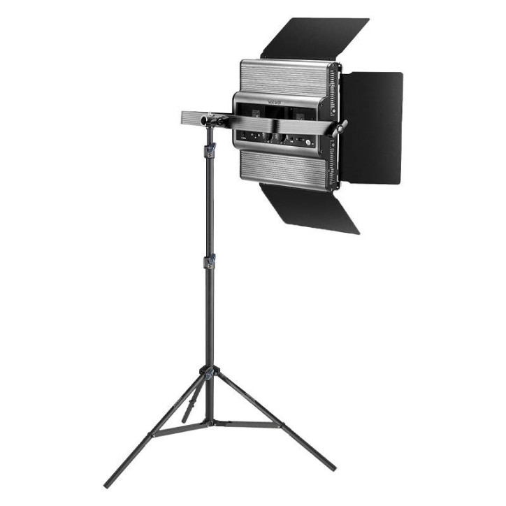 Neewer Kit 2 Lampade LED RGB1200 60W 2500-8500K con Treppiedi e Barn Doors