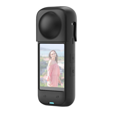Custodia protettiva in silicone PULUZ per Insta360 X4 (Nero)