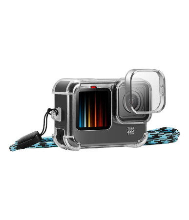 PULUZ Case con Tappo Obiettivo e Tracolla per GoPro Hero 9 / 10 / 11