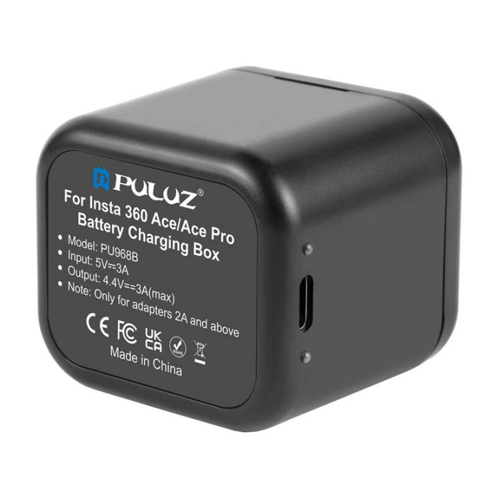Caricatore + Custodia Scheda Memoria PULUZ per Insta360 Ace / Ace Pro / Ace Pro 2