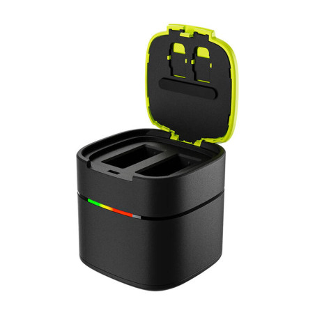 TELESIN Caricatore Dual Channel per GoPro Hero 12/11/10/9 (Fast Charging)