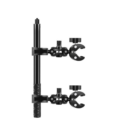 Supporto moto/bici PULUZ con due morsetti e selfie stick 150 cm