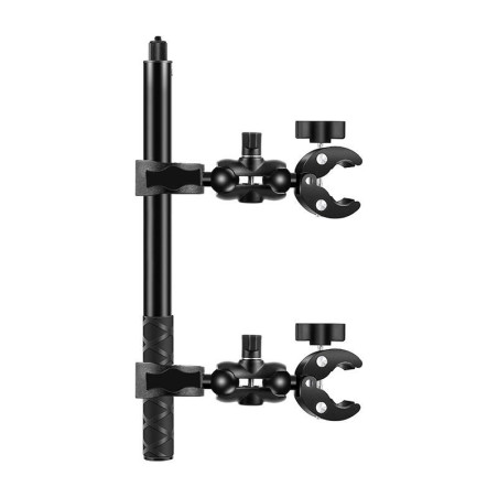 Supporto moto/bici PULUZ con due morsetti e selfie stick 150 cm