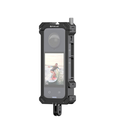 Gabbia protettiva in metallo PULUZ con adattatore per treppiede per Insta360 X4