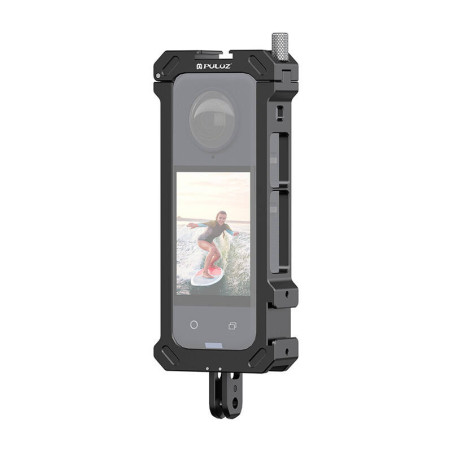 Gabbia protettiva in metallo PULUZ con adattatore per treppiede per Insta360 X4
