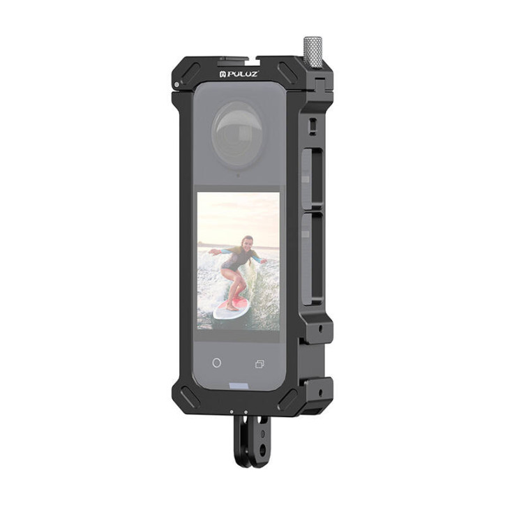 Gabbia protettiva in metallo PULUZ con adattatore per treppiede per Insta360 X4