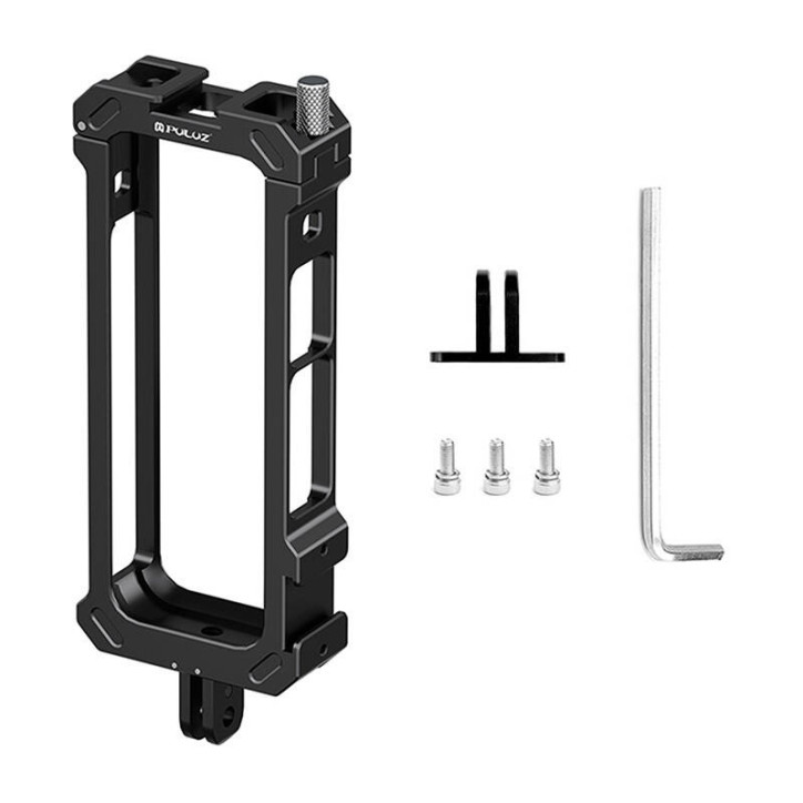 Gabbia protettiva in metallo PULUZ con adattatore per treppiede per Insta360 X4