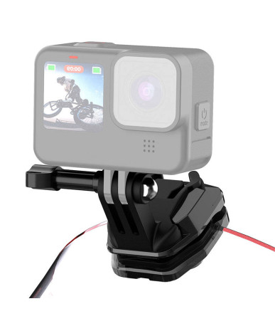 PULUZ PU942B Clip per Parabrezza Moto per Action Cam Nero