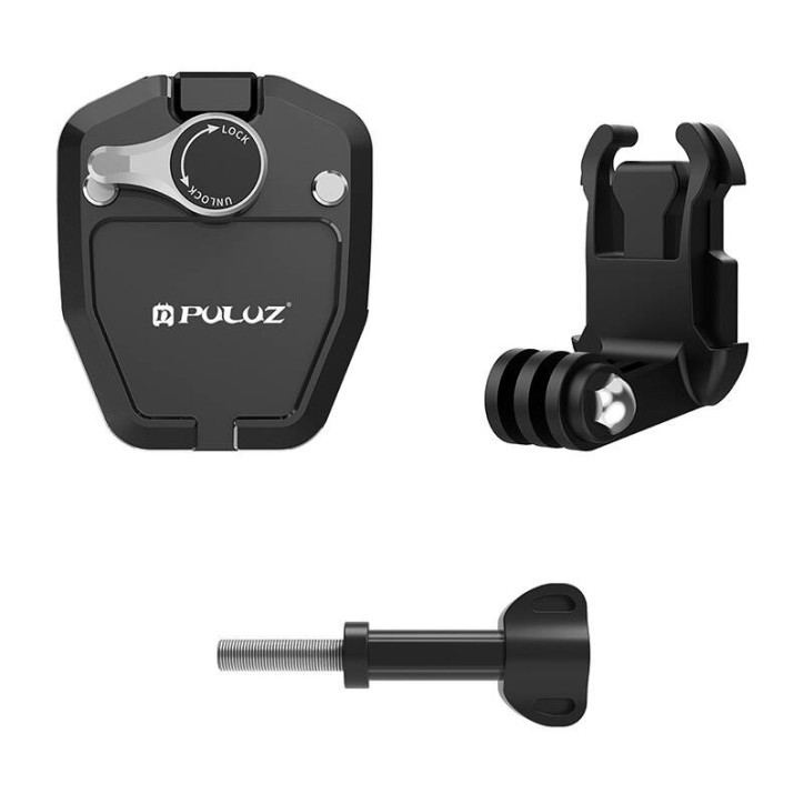 PULUZ PU942B Clip per Parabrezza Moto per Action Cam Nero PULUZ PU942B Clip per Parabrezza Moto per Action Cam Nero