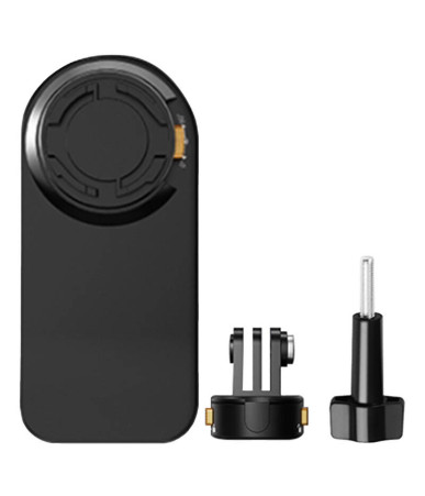 PULUZ Clip Zaino per Action Cam (Osmo Action 5 Pro, Insta360 Ace Pro 2) - Nero