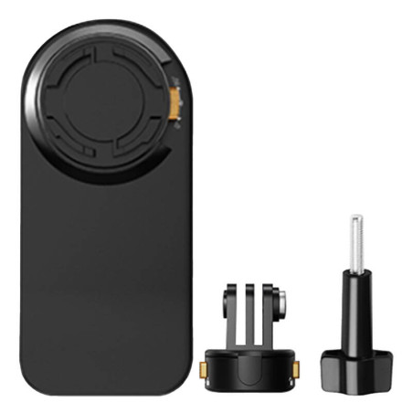 PULUZ Clip Zaino per Action Cam (Osmo Action 5 Pro, Insta360 Ace Pro 2) - Nero