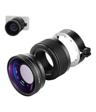 Neewer Obiettivo Grandangolare 0.75x per Sony ZV1 Nero