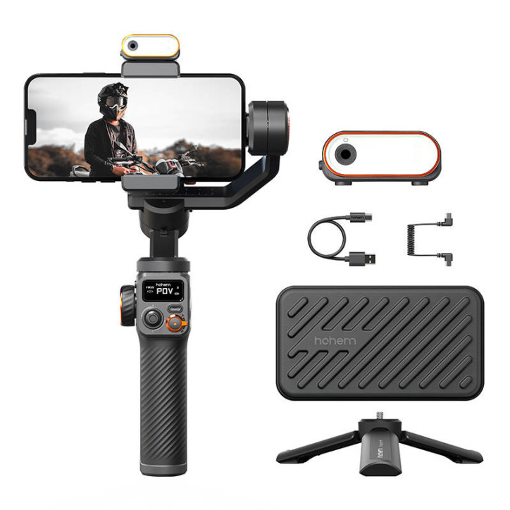 Hohem iSteady M6 Kit Gimbal Stabilizzatore per Smartphone Nero Hohem iSteady M6 Kit Gimbal Stabilizzatore per Smartphone Nero