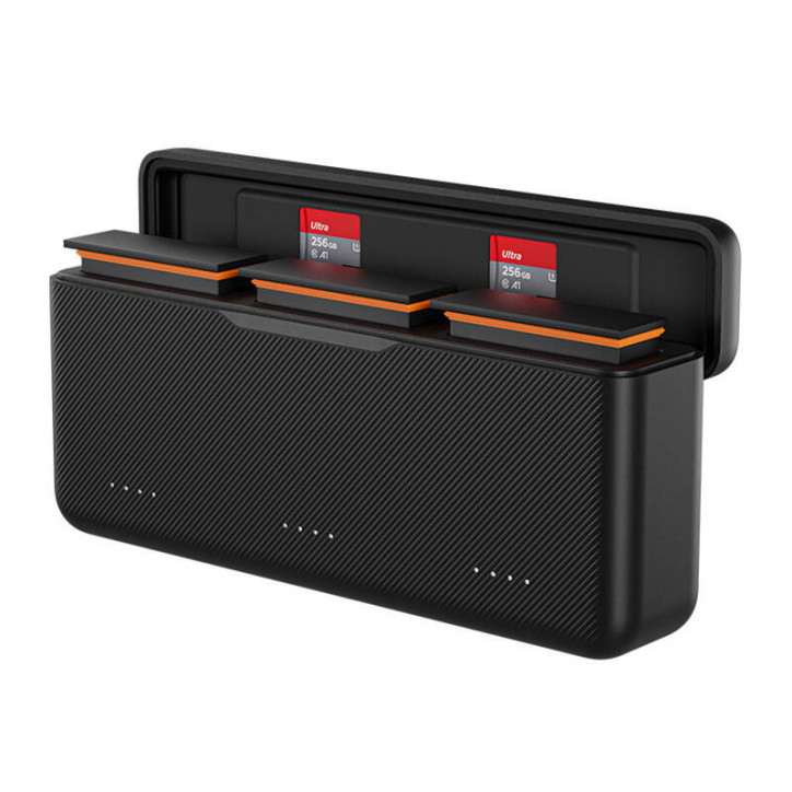 TELESIN Caricatore Triplo per DJI Action 4/3/5 Pro TELESIN Caricatore Triplo per DJI Action 4/3/5 Pro