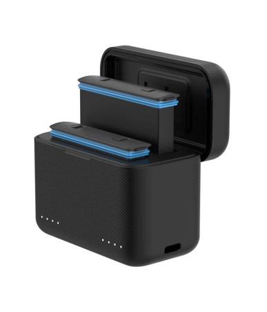 TELESIN Caricatore 2 slot + porta card per Insta360 X4