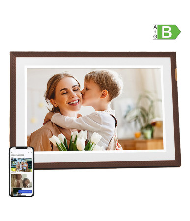 Arzopa D10 10.1" Cornice Digitale Marrone Scuro