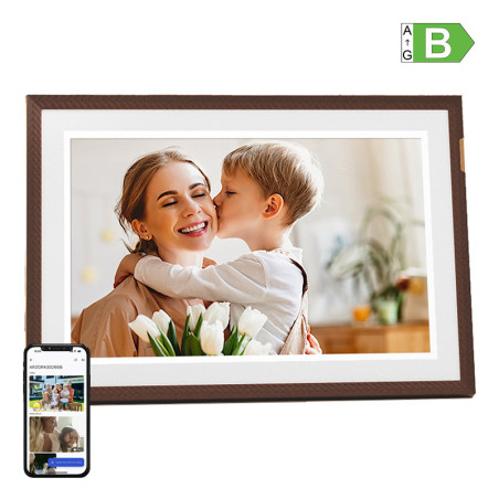 Arzopa D10 10.1" Cornice Digitale Marrone Scuro