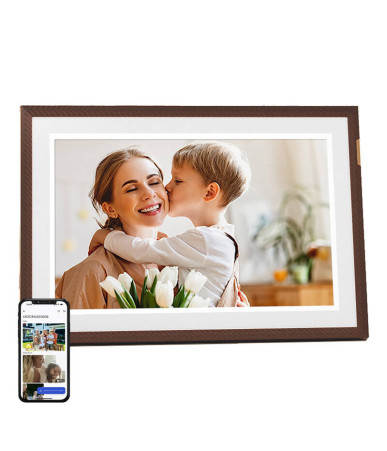 Arzopa D10 10.1" Cornice Digitale Marrone Scuro
