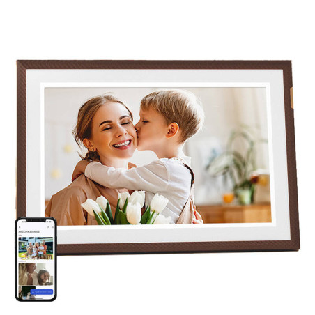Arzopa D10 10.1" Cornice Digitale Marrone Scuro